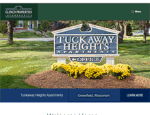 Tablet Screenshot of glencoproperties.com